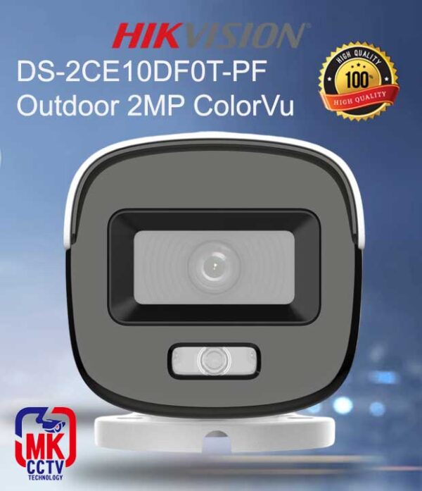 Hikvision Camera DS-2CE10DF0T-LPFS 2MP Turbo Smart Hybrid Light with ColorVu