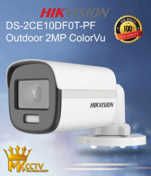 Hikvision Camera DS-2CE10DF0T-LPFS 2MP Turbo Smart Hybrid Light with ColorVu