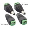 Jack DC Connector Male Female CCTV