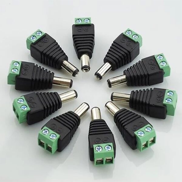 Jack DC Connector Male Female CCTV