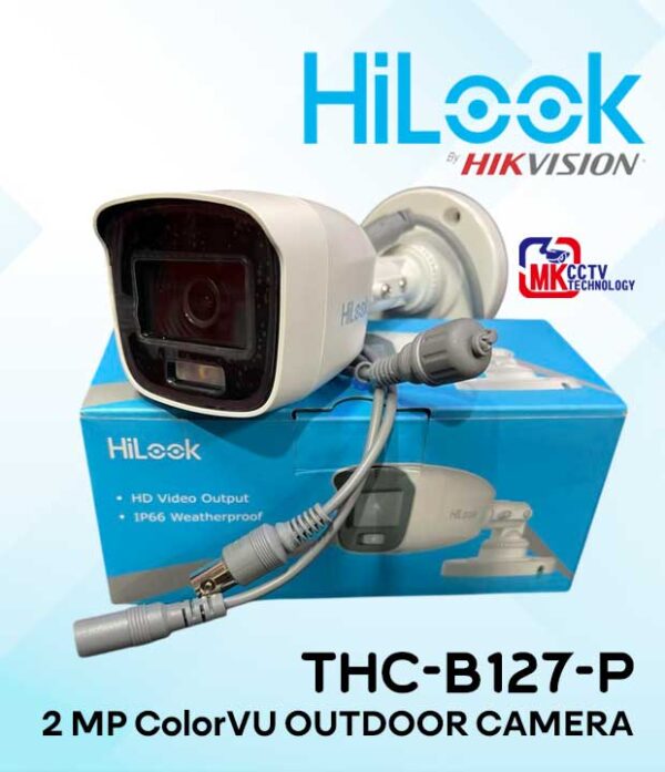 Kamera CCTV Outdoor Hilook 2MP 1080P THC-B127-P ColorVu