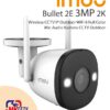 IMOU Bullet 2E 3MP 2K Smart Wifi Color Built-in MIc Waterproof - IP Camera Outdoor