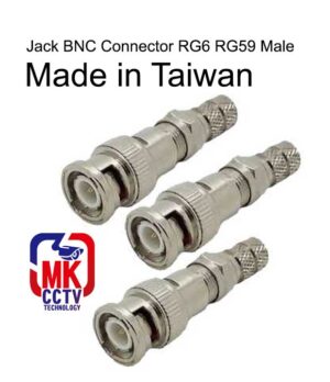 Jack BNC Drat CCTV Connector RG6 RG59 Male Kualitas Grade A