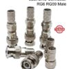Jack BNC Drat CCTV Connector RG6 RG59 Male Kualitas Grade A