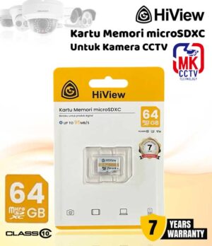 Microsd HiView 64GB Class 10 - Memory Card Untuk Camera CCTV Original