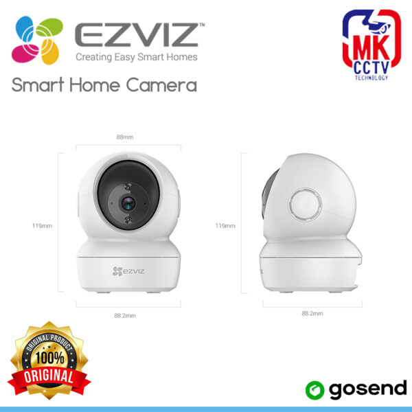 Ezviz C6N 2MP Smart Home Wifi Camera Pan Tilt IP Camera CCTV Indoor 1080p