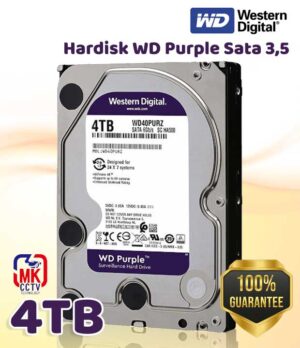 Harddisk WD Purple 4TB SATA 3.5 | HDD CCTV DVR NVR CCTV NEW | Internal Surveillance video